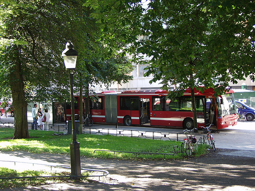 Busstrejken: Avskaffa provanställningen vid förnyat förtroende SL-buss vid Humlegården