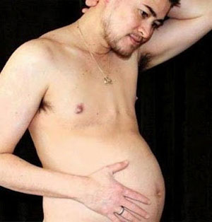 Pregnant transgendered man