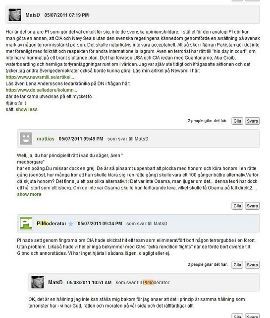 Politiskt inkorrekt förespråkar tortyr!