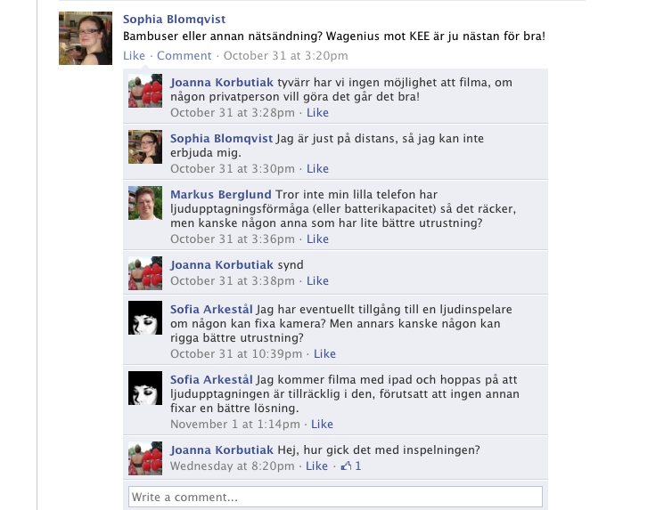 Wagenius vs Ekman – om den borttagna videon