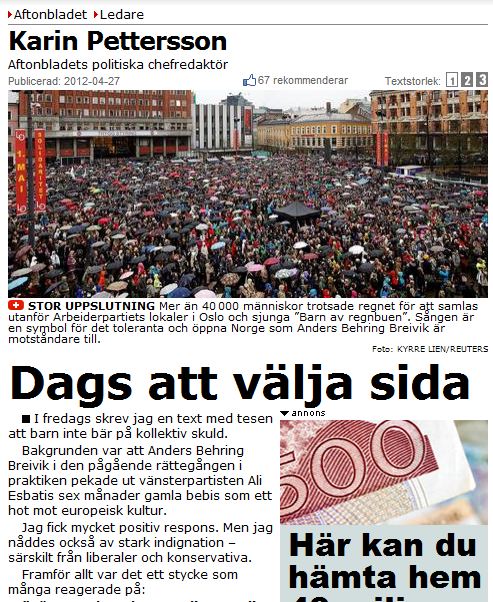 Aftonbladet tänker svart och vitt…