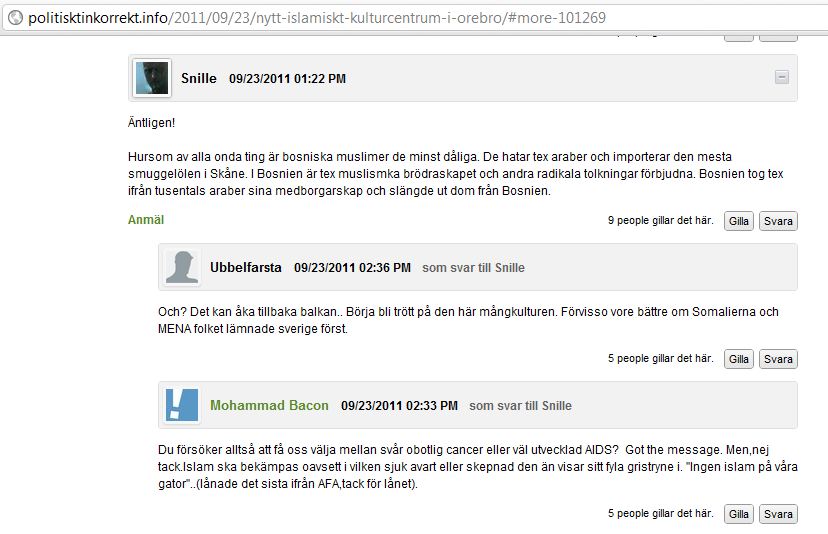Politiskt inkorrekt och Sverigedemokraterna är en förolämpning!